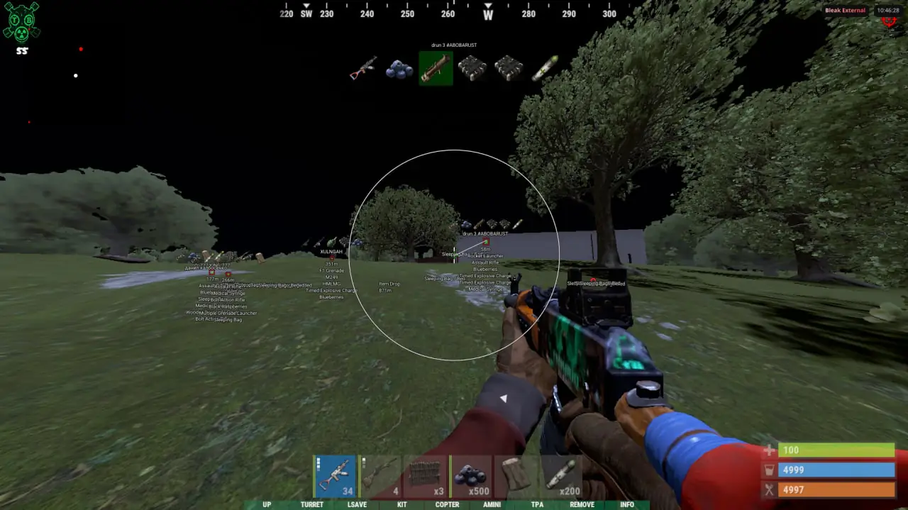 Screenshot 31 do cheat Rust Bleak